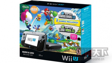 任天堂新Wii U豪华套含马里奥游戏 售300美元