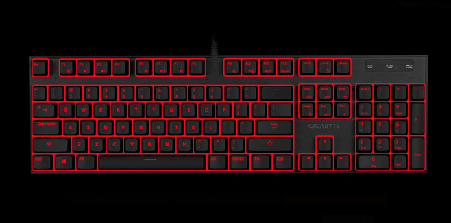技嘉推出FORCE K85 RGB幻彩机械键盘
