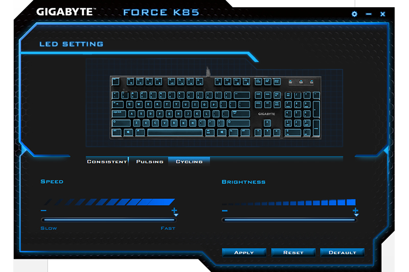 技嘉FORCE K85 RGB游戏键盘评测：简约悬浮   
