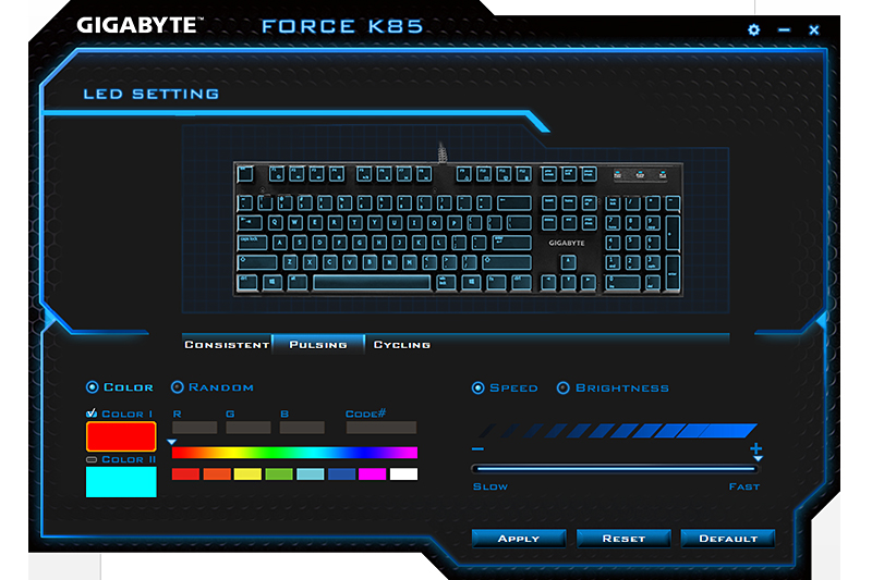 技嘉FORCE K85 RGB游戏键盘评测：简约悬浮   