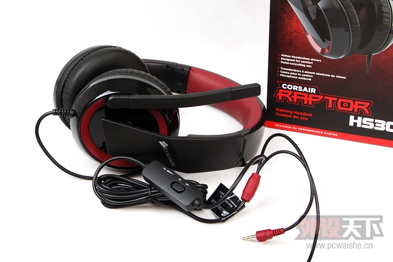 Corsair Raptor海盗船猛禽HS30耳机评测 Corsair Raptor 海盗船猛禽HS30游戏耳机评测