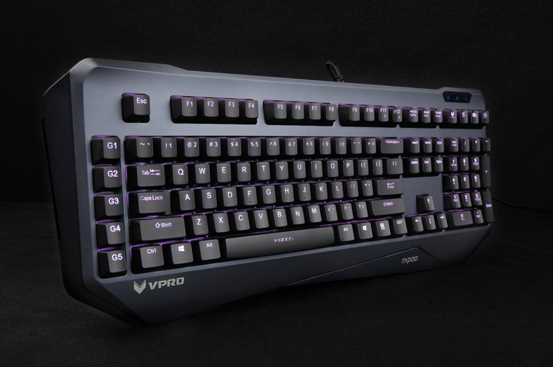 雷柏V800S RGB幻彩背光机械键盘高清图赏     