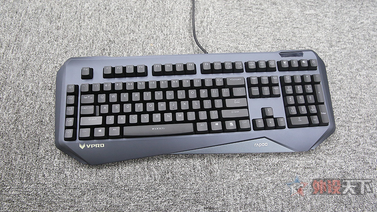 雷柏V800SRGB游戏机械键盘实物首发 自主创新