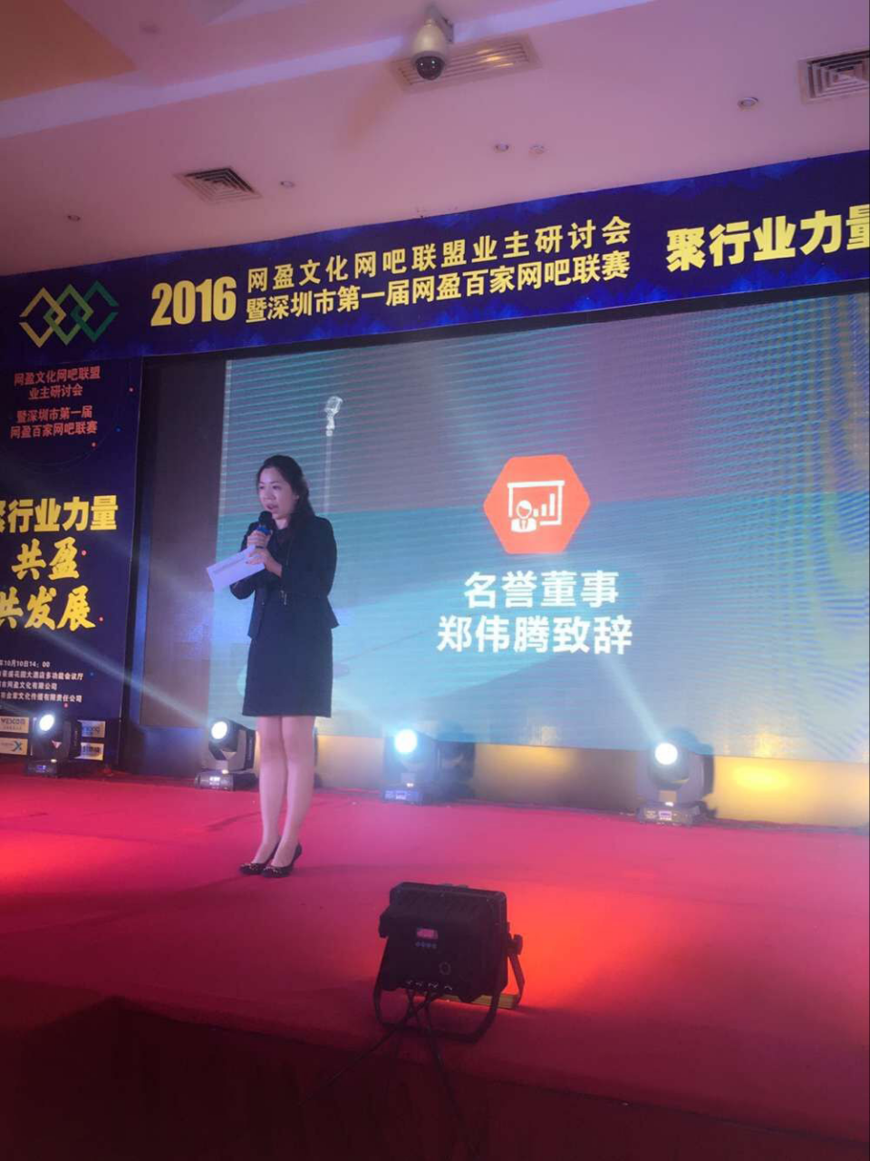 双飞燕携网盈网吧联盟成功召开2016研讨会