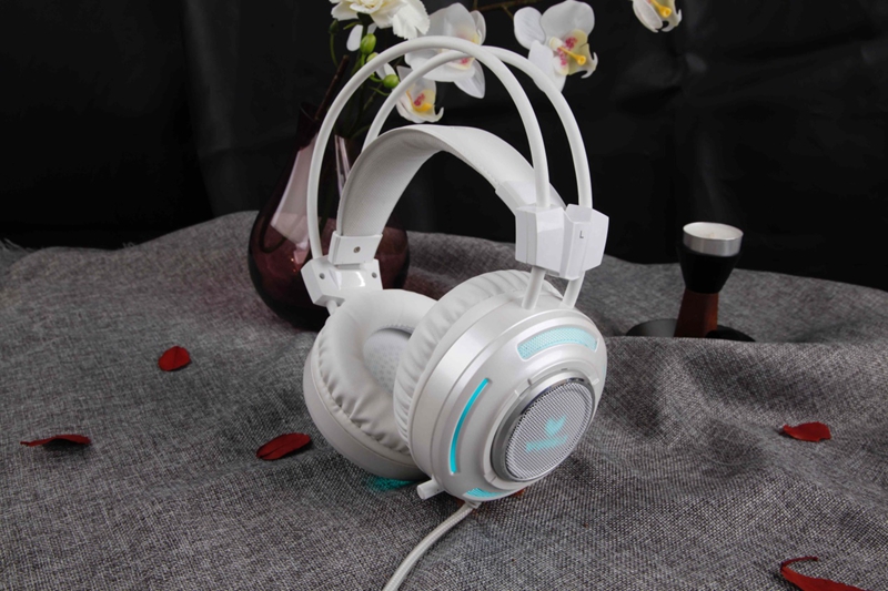 RGB智能振动 听雷柏VH600虚拟7.1声道游戏耳机
