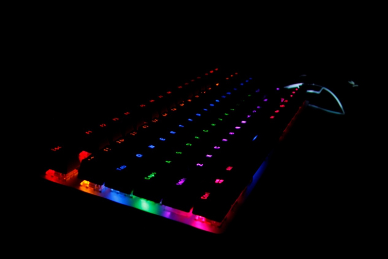 V500S合金版机械键盘+V29S大鼠 雷柏V系列图赏