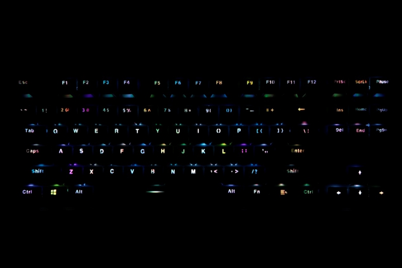 雷柏V500RGB合金版幻彩背光机械键盘参数介绍