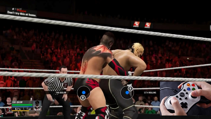 WWE2K16-雷柏V600手柄体育竞技游戏推荐