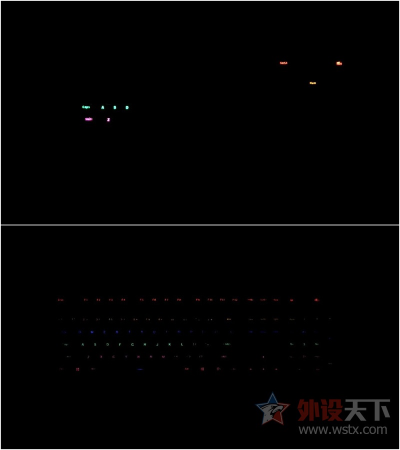 雷柏V510PLUS防水背光游戏机械键盘 灯光设置