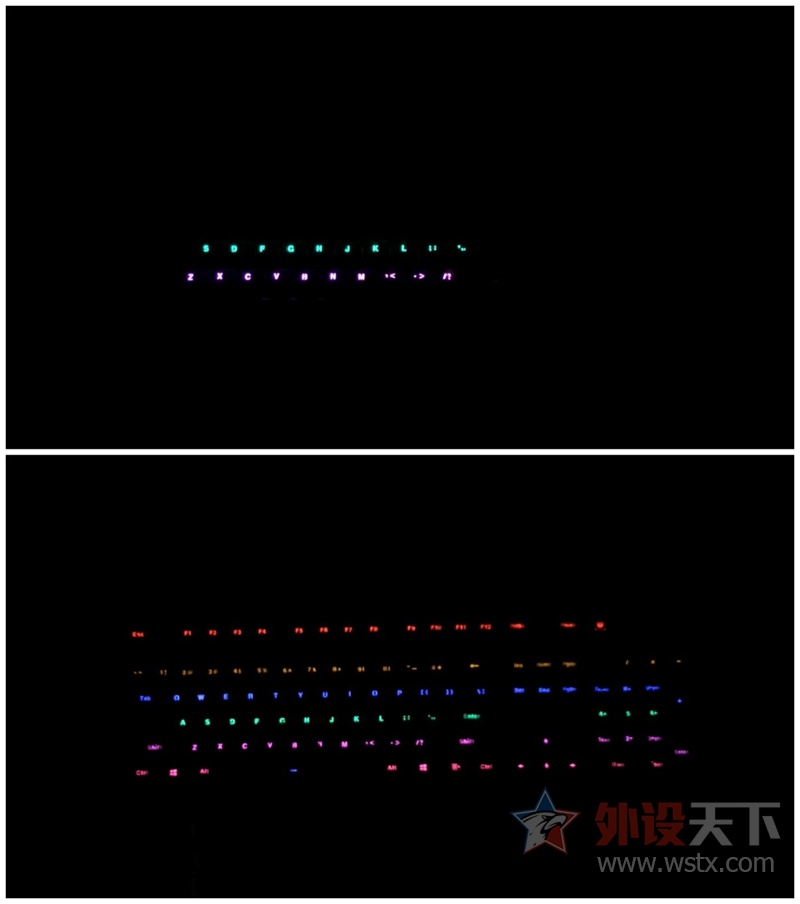 雷柏V510PLUS防水背光游戏机械键盘 灯光设置