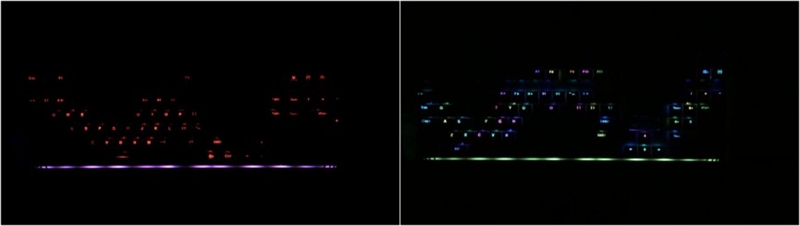 雷柏V720S幻彩RGB游戏机械键盘背光设置