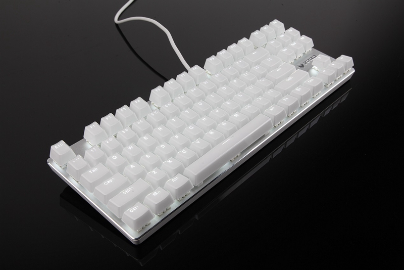 雷柏V500S冰晶版+V29S经典黑白配 雅致清新