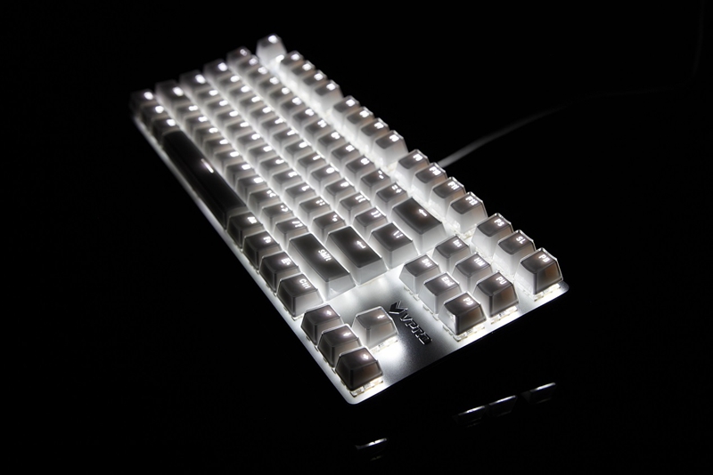 雷柏V500S冰晶版+V29S经典黑白配 雅致清新