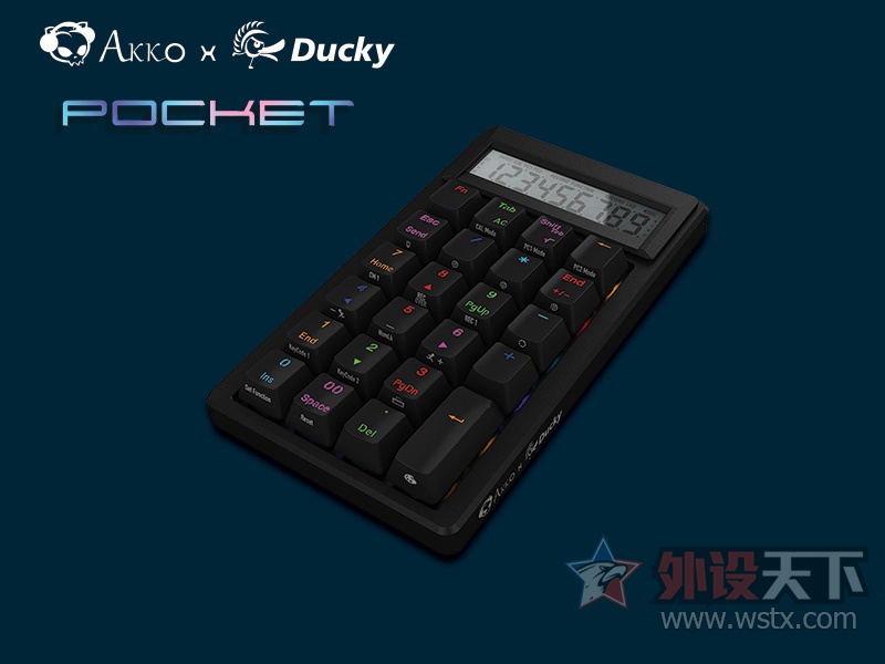 㲻!Akko X Ducky Pocket RGB