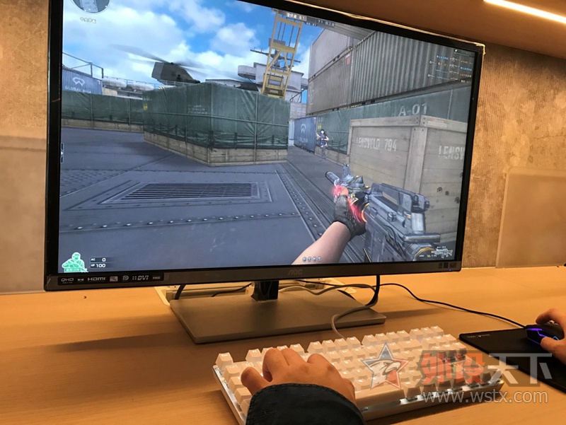 雷柏V500S冰晶版背光游戏机械键盘CF体验