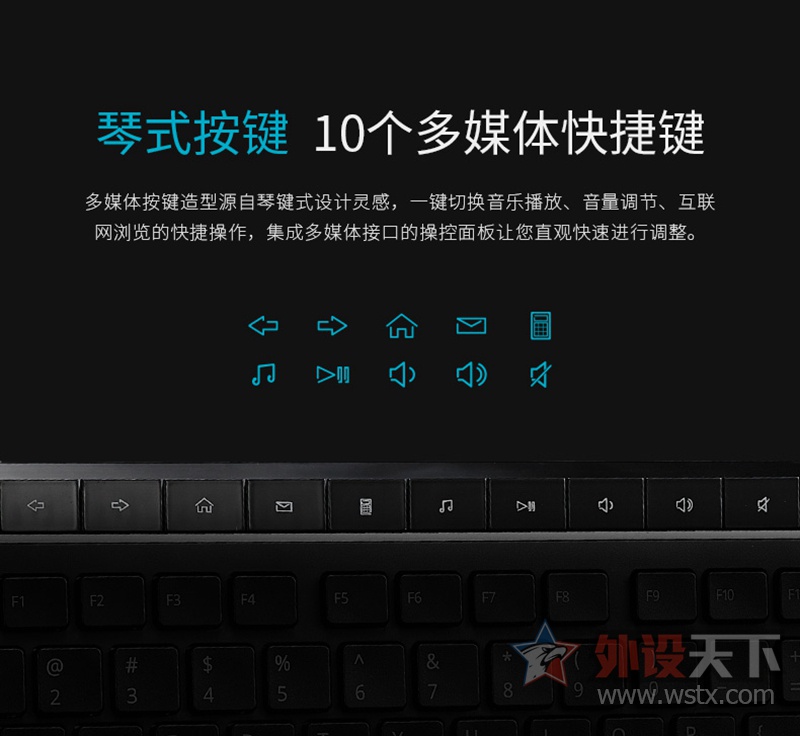 忠于办公手感 雷柏8300P无线2.4G键鼠套装详情