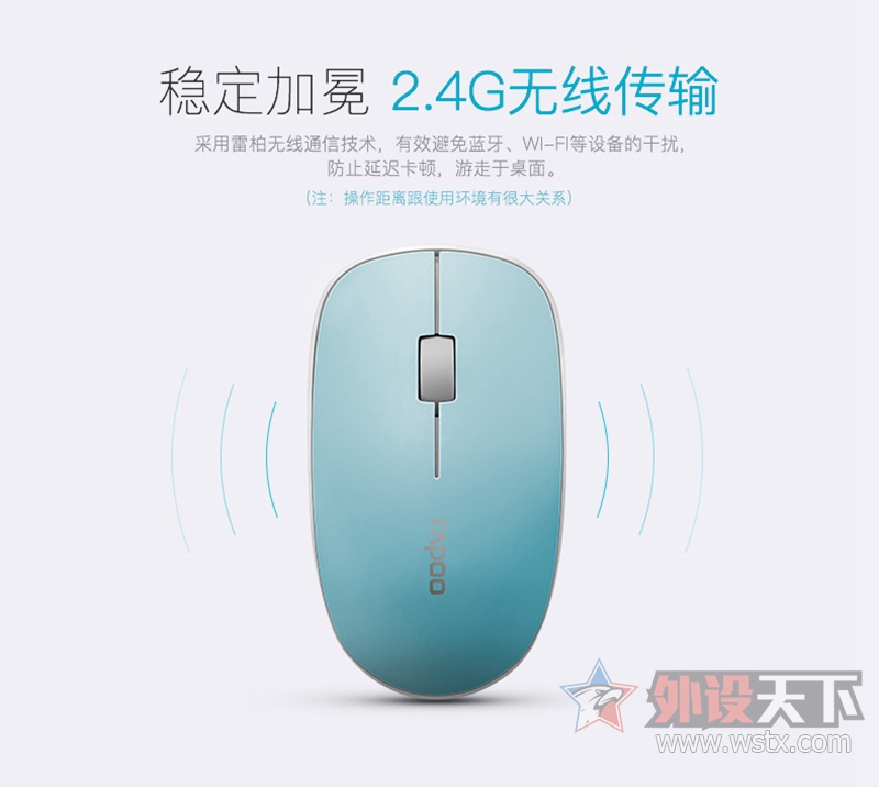 轻薄至美 雷柏3500P无线光学鼠标详情