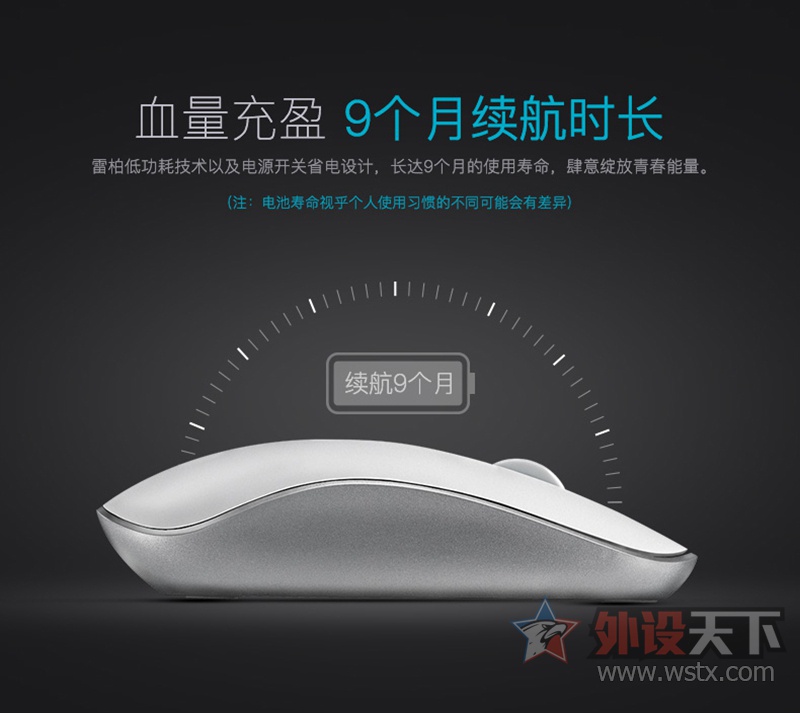 轻薄至美 雷柏3500P无线光学鼠标详情