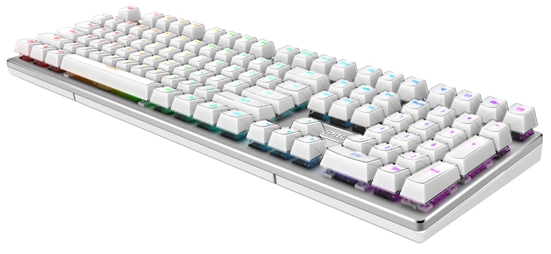 雷柏V700RGB冰晶版幻彩背光游戏机械键盘上市