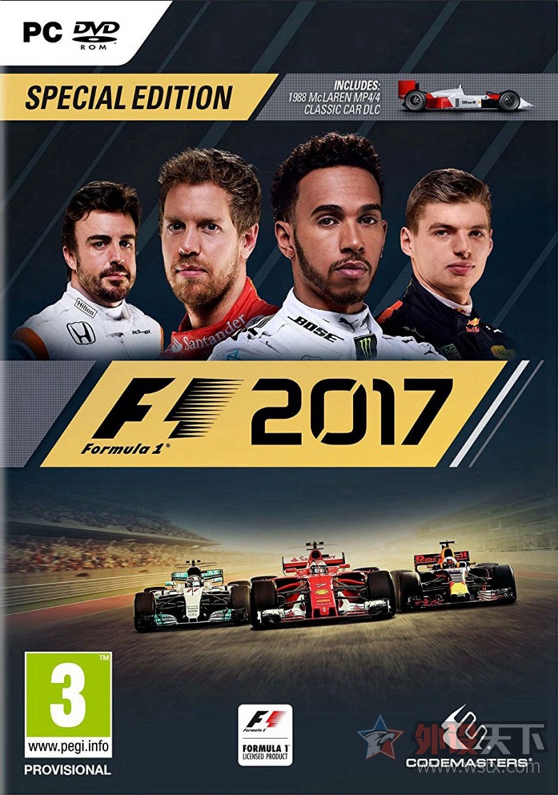 F1 2017-雷柏V600手柄赛车竞速类游戏推荐