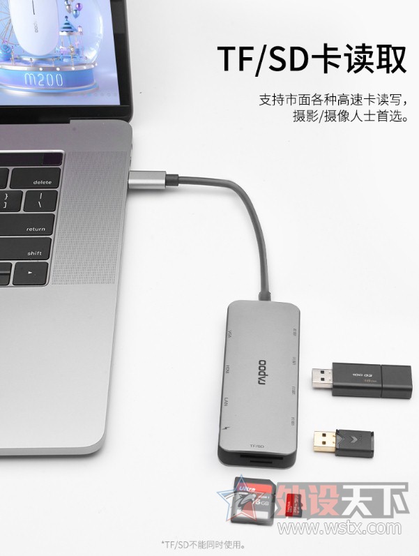 װXD200 USB-C 10չת  