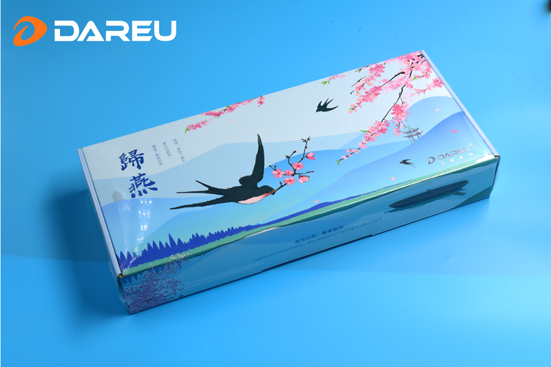 外设藏品 ▎达尔优A87 梦遇&归燕 主题版键盘