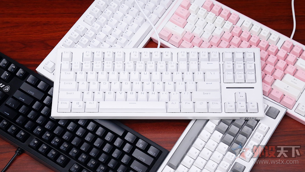 微星GK50 Z Mini 87键机械键盘简评          