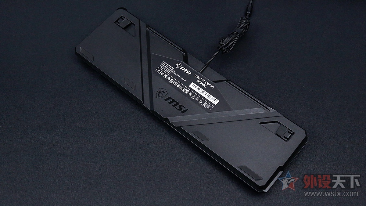微星VIGOR GK71 SONIC青轴游戏机械键盘评测