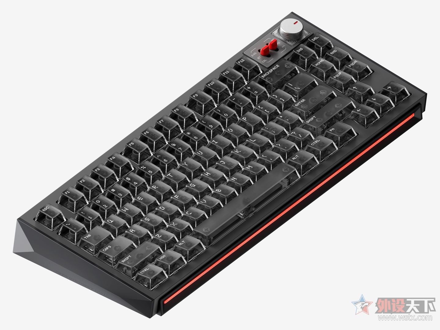 NuPhy推出了三模磁轴键盘WH80