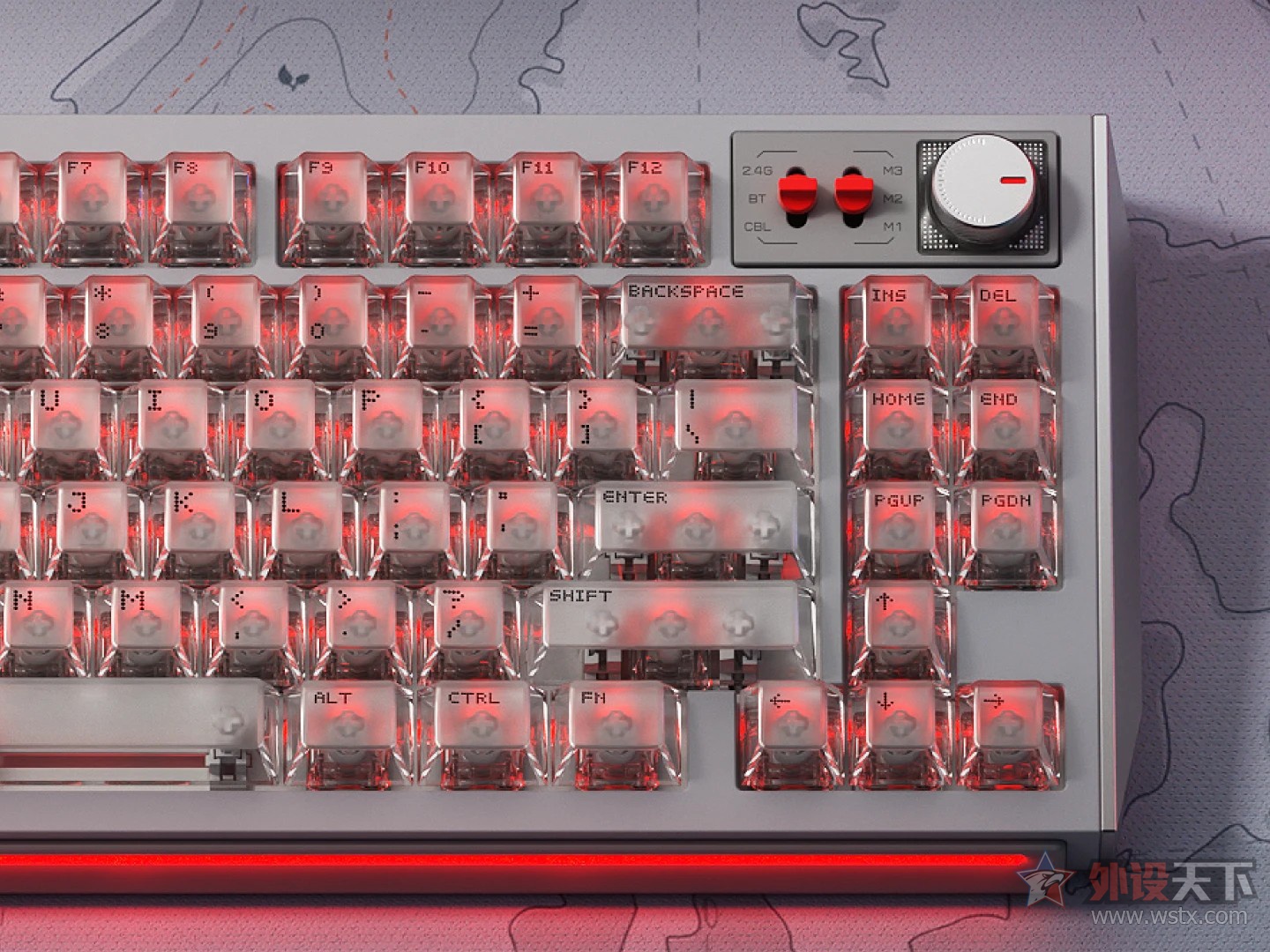 NuPhy推出了三模磁轴键盘WH80