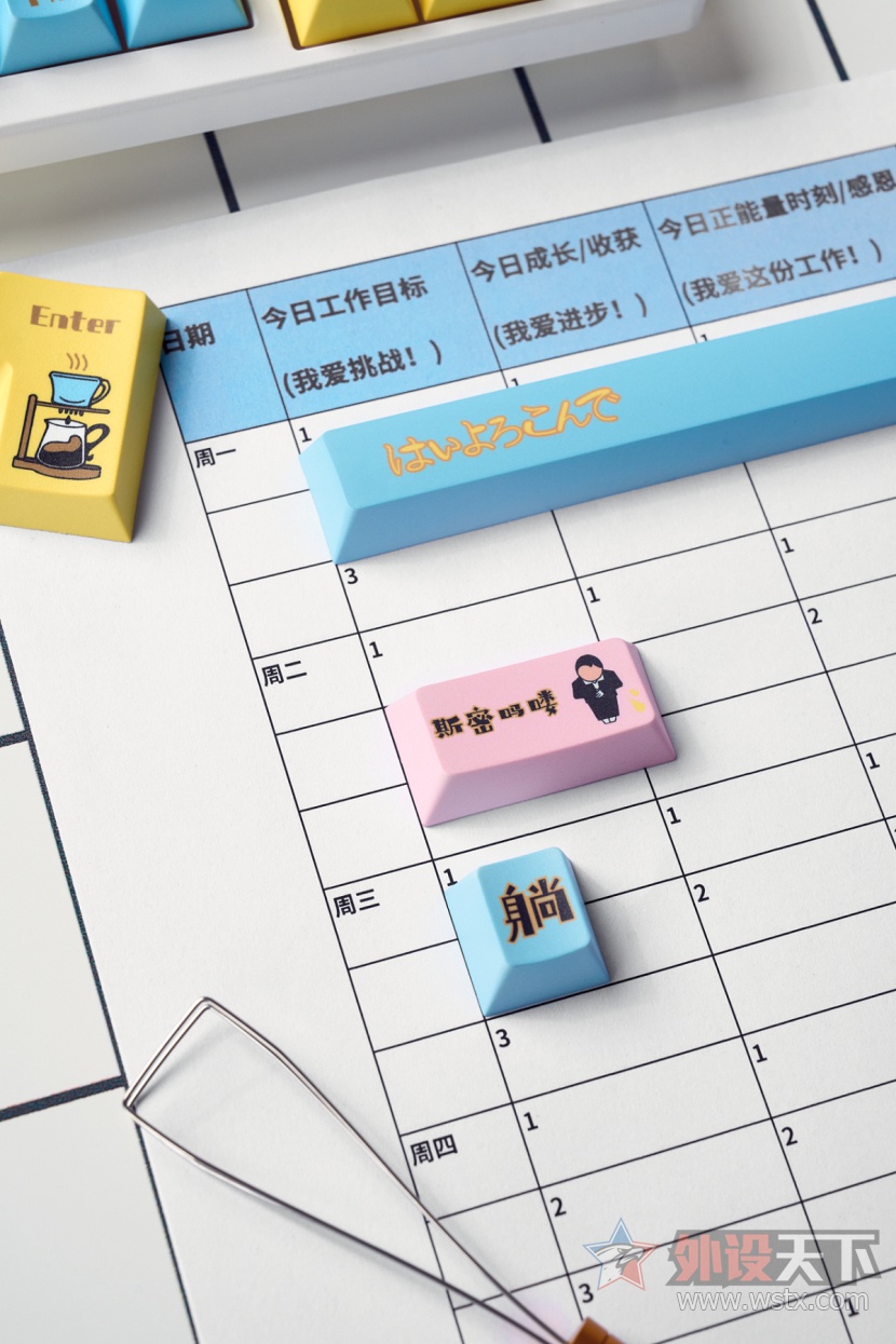 问薪无愧—KEYMOJI推出"我爱上班"主题键帽