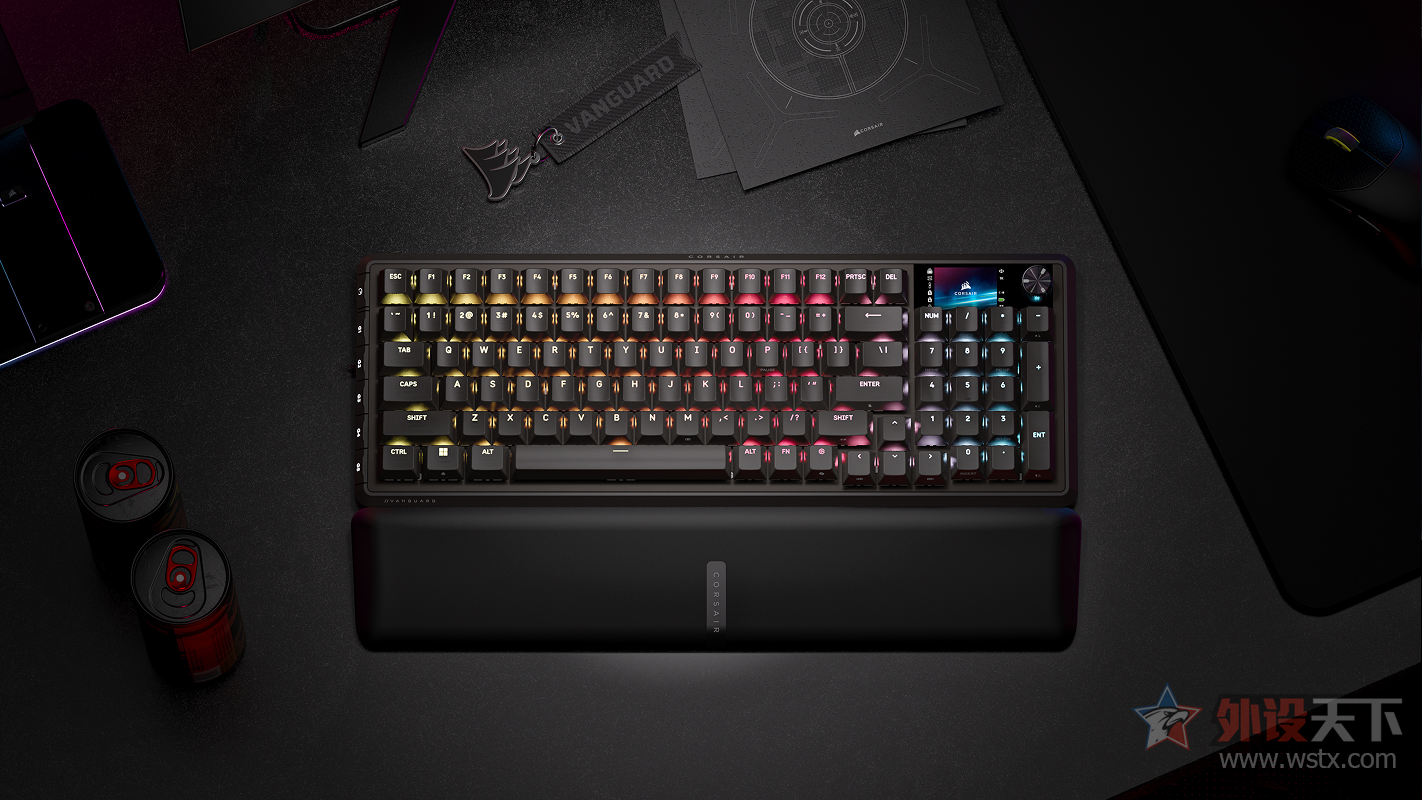海盗船推出VANGUARD 96无线机械键盘