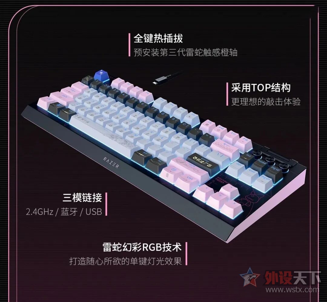 雷蛇发布鸣潮联名外设产品