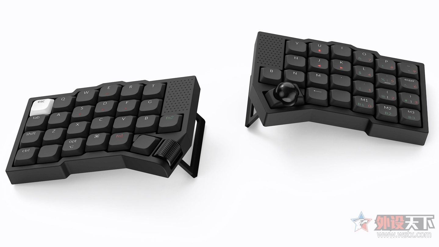 Keychron发布T1 HE与Orca echo轨迹球外设