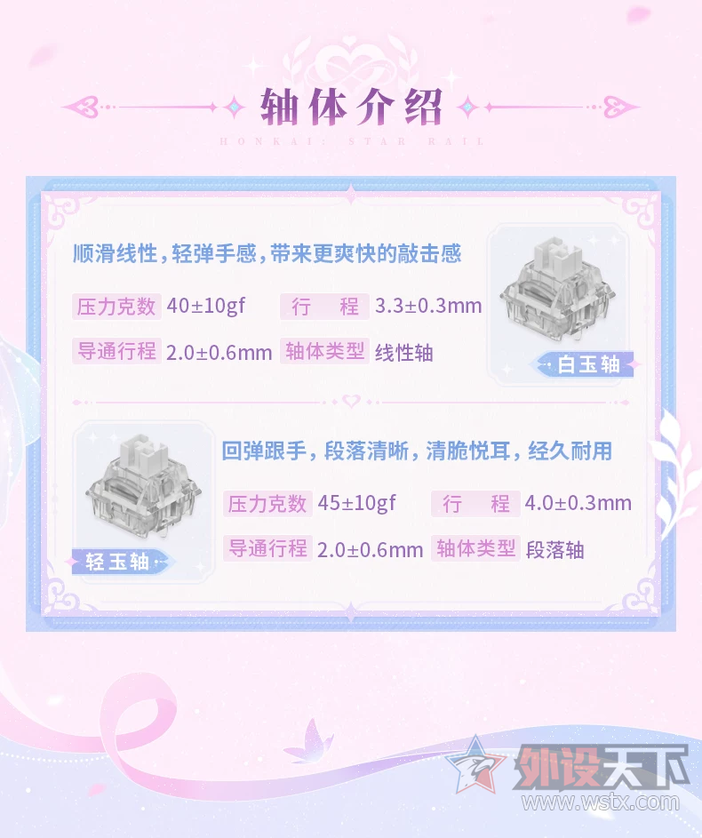 米哈游发售“往昔的涟漪”定制款机械键盘