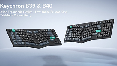 Keychron�Ƴ�Alice���ֵ�B39/B40����        